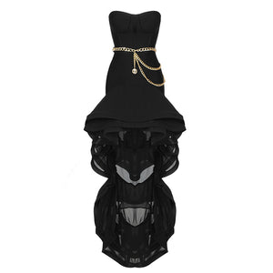 THYMOPHYLLA Long Bandage Dress