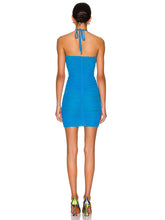 Load image into Gallery viewer, TIBOUCHINA Mini Bandage Mesh Dress
