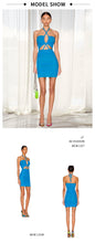 Load image into Gallery viewer, TIBOUCHINA Mini Bandage Mesh Dress
