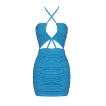 Load image into Gallery viewer, TIBOUCHINA Mini Bandage Mesh Dress
