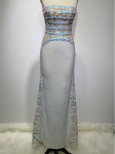 Load image into Gallery viewer, TODEA Sequin Mesh Long Dress
