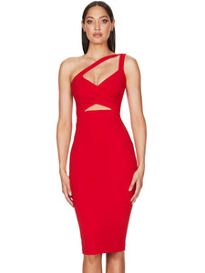 TRACHYMENE Bandage Midi Dress