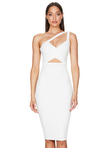 TRACHYMENE Bandage Midi Dress