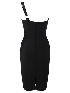 TRACHYMENE Bandage Midi Dress