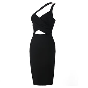 TRACHYMENE Bandage Midi Dress