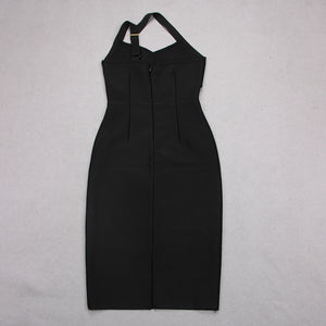 TRACHYMENE Bandage Midi Dress