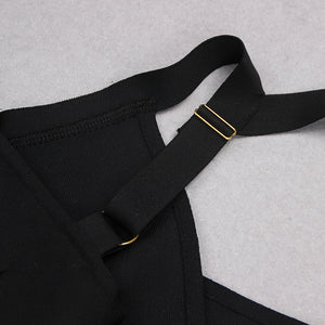 TRACHYMENE Bandage Midi Dress