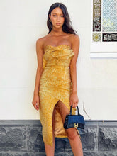 Load image into Gallery viewer, TORENIA Midi Ruffle Dress
