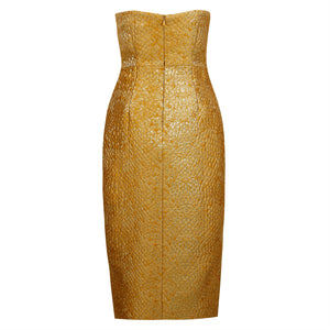 TORENIA Midi Ruffle Dress