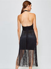 Load image into Gallery viewer, PERICALLIS Tassel Bandage Dress
