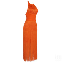 Load image into Gallery viewer, PERICALLIS Tassel Bandage Dress
