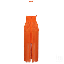 Load image into Gallery viewer, PERICALLIS Tassel Bandage Dress
