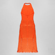 Load image into Gallery viewer, PERICALLIS Tassel Bandage Dress
