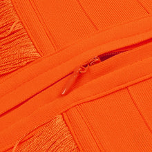 Load image into Gallery viewer, PERICALLIS Tassel Bandage Dress
