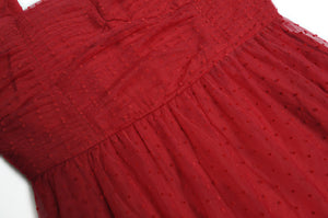 TUBERARIA Mesh Maxi Dress