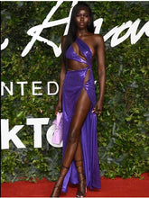 Load image into Gallery viewer, TOLMIEA Sequin Cut-out Long Dress
