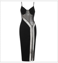 Load image into Gallery viewer, TRIPETALEIA Bandage Side Slit Midi
