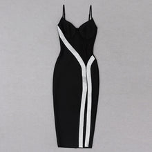 Load image into Gallery viewer, TRIPETALEIA Bandage Side Slit Midi

