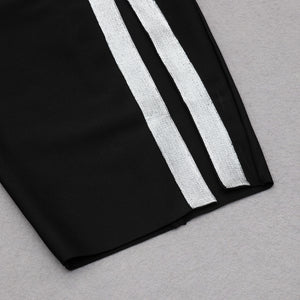 TRIPETALEIA Bandage Side Slit Midi