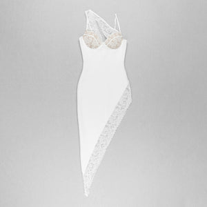 TECOPHILAEA  White Bandage Midi