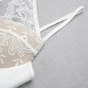 TECOPHILAEA  White Bandage Midi