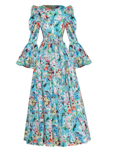 TULBAGHIA Flare Sleeve Maxi