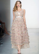 Load image into Gallery viewer, TYPHA Cascading Ruffle Maxi
