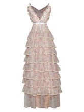 Load image into Gallery viewer, TYPHA Cascading Ruffle Maxi
