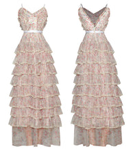 Load image into Gallery viewer, TYPHA Cascading Ruffle Maxi
