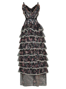 TYPHA Cascading Ruffle Maxi