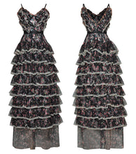 Load image into Gallery viewer, TYPHA Cascading Ruffle Maxi
