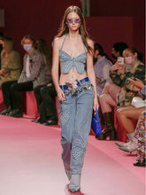 Load image into Gallery viewer, TSUGA Denim Top Pants Set
