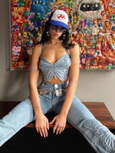 Load image into Gallery viewer, TSUGA Denim Top Pants Set
