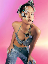 Load image into Gallery viewer, TSUGA Denim Top Pants Set
