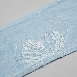 TSUGA Denim Top Pants Set