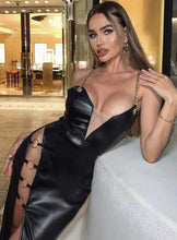 Load image into Gallery viewer, UMBELLULARIA PU Leather Dress
