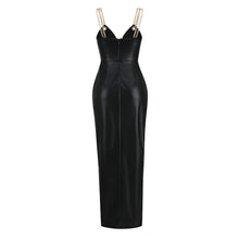 Load image into Gallery viewer, UMBELLULARIA PU Leather Dress
