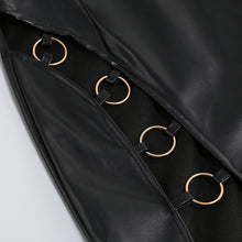 Load image into Gallery viewer, UMBELLULARIA PU Leather Dress
