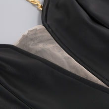 Load image into Gallery viewer, UMBELLULARIA PU Leather Dress
