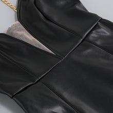 Load image into Gallery viewer, UMBELLULARIA PU Leather Dress
